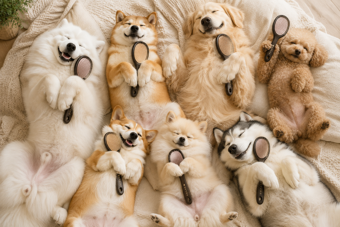 ブラッシング中の"うっとり顔"が、私たち愛犬家へのご褒美🤍✨
