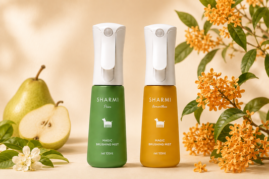 待っていたSHARMIが、今ならすぐ届く‼️魔法のブラッシングミスト「SHARMI」が通常販売スタート✨